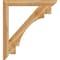 Ekena Millwork Merced Slat Rough Sawn Bracket, Western Red Cedar, 4"W x 38"D x 42"H BKT04X38X42MRC06RWR - alternate 4